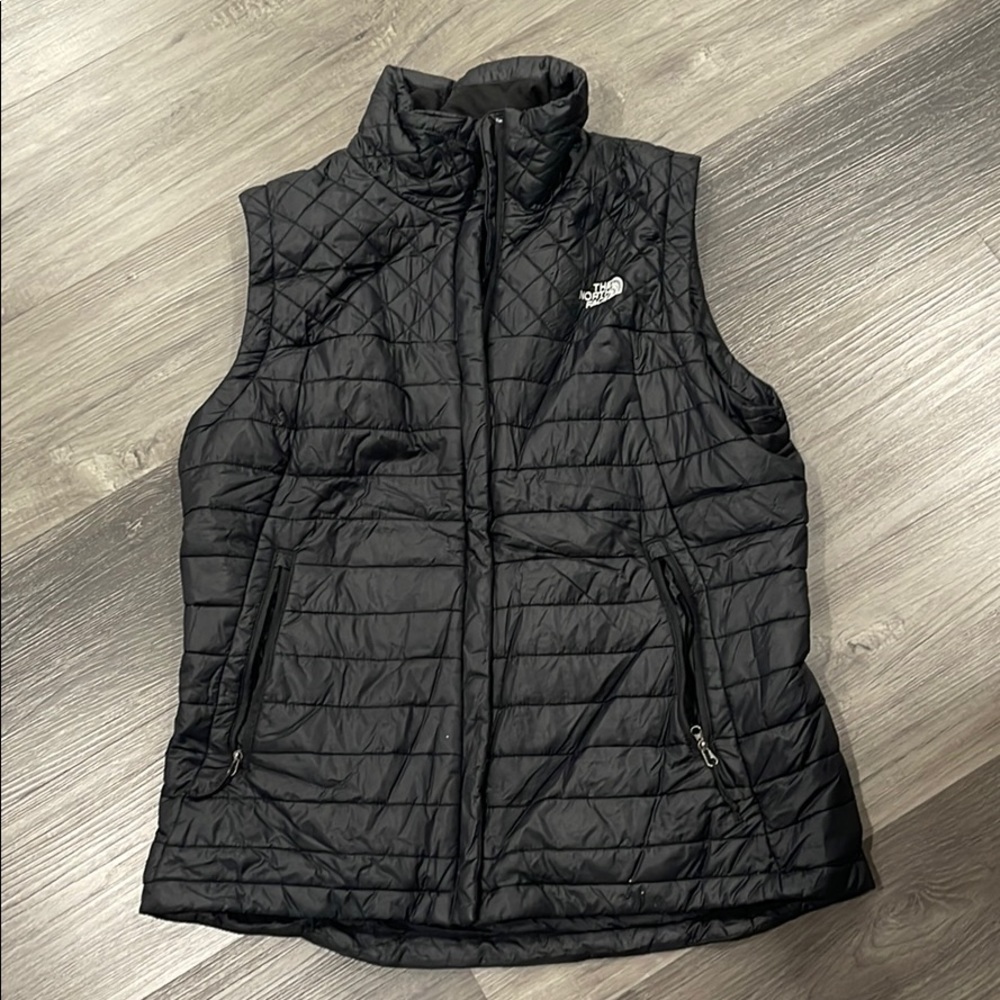 North Face Black Puffer Vest